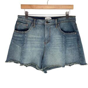 Frayed Shorts Size 30 Jean Super‎ High-Waisted Denim Shorts Raw Hem